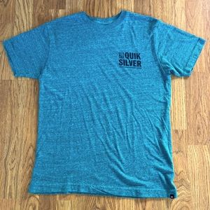 Quiksilver Teal-blue Medium T-shirt